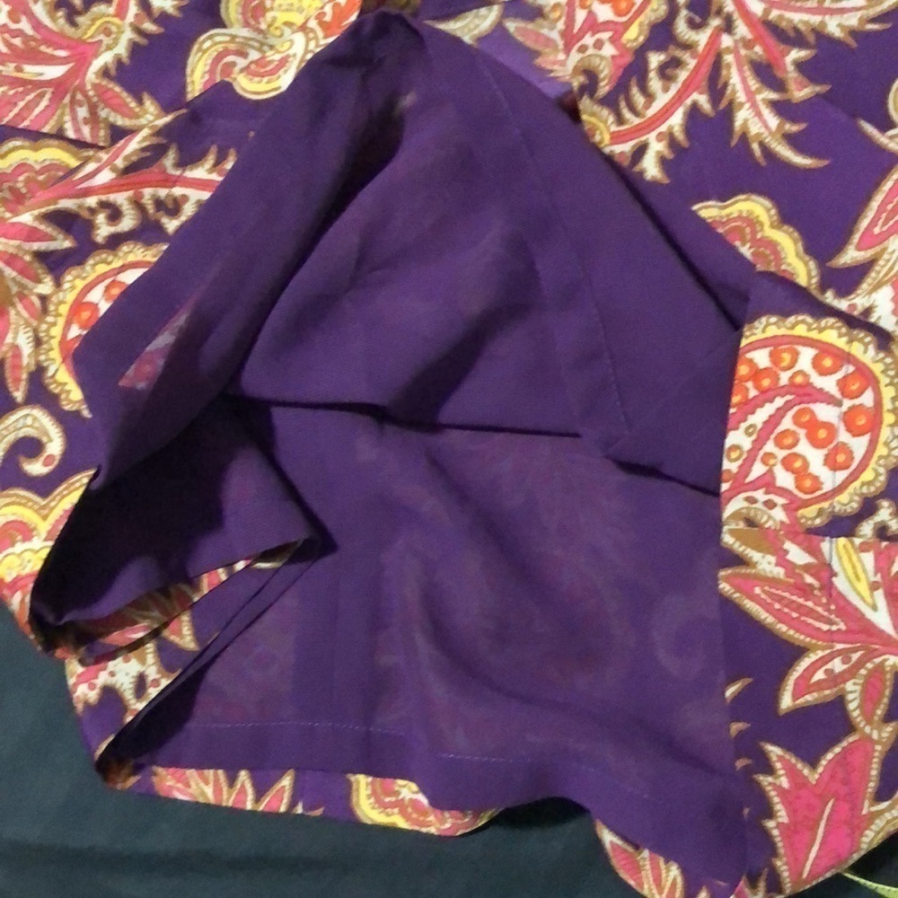 Loft Dress Paisley Print Long Sleeve Sheath‎ M - Picture 6 of 7